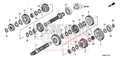 BOITE DE VITESSES ST1300AE de 2014